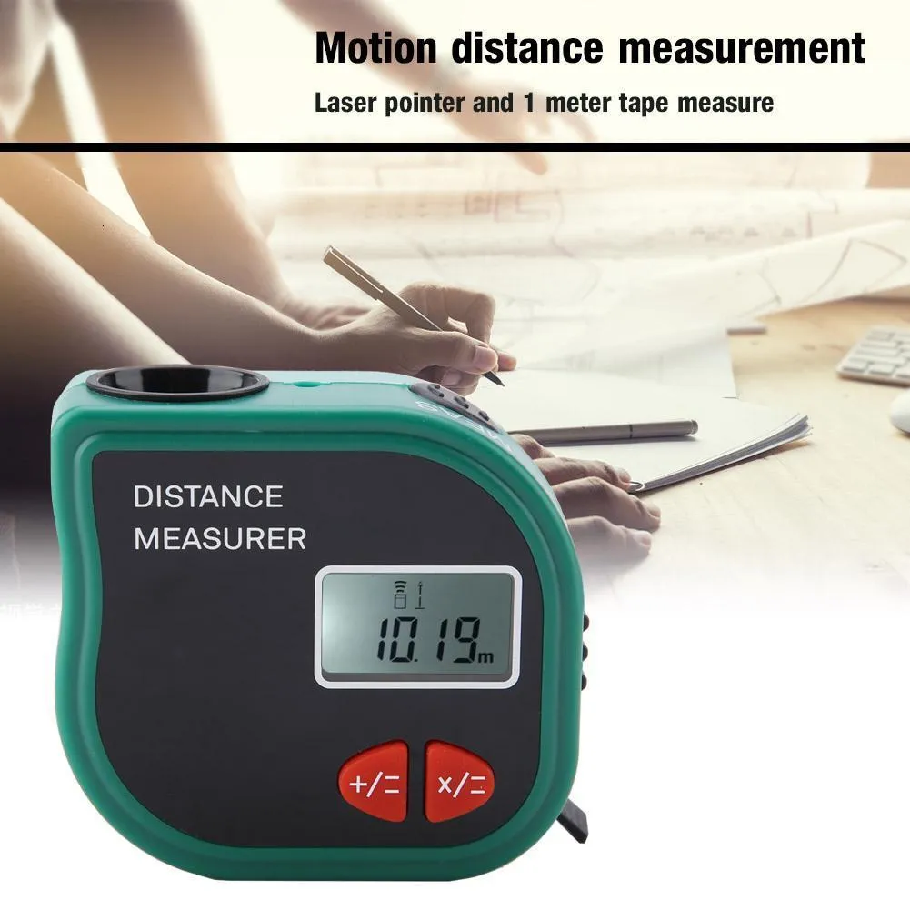 Taśma mierzy miernik odległości ręczny LCD ultradźwiękowy elektroniczny taśma elektroniczna pomiar obróbki drewna przyrząd pomiarowy 230516