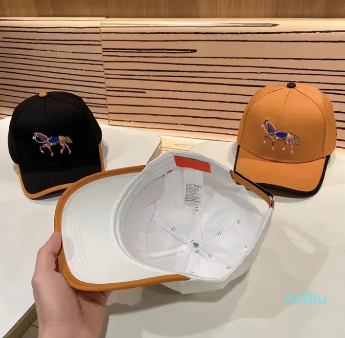 Baseball cap designers hats ball cap Letter sports style travel running wear hat Animals temperament versatile caps bag and box packaging