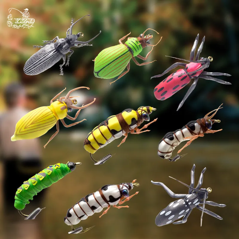 Baits Lures Grasshopper Flies Dry Fly Fishing Flies /Insect Baits Fishing  Lure Carp Trout Muskie Fly Tying Material Flyfishing 230516 From Lian09,  $10.76