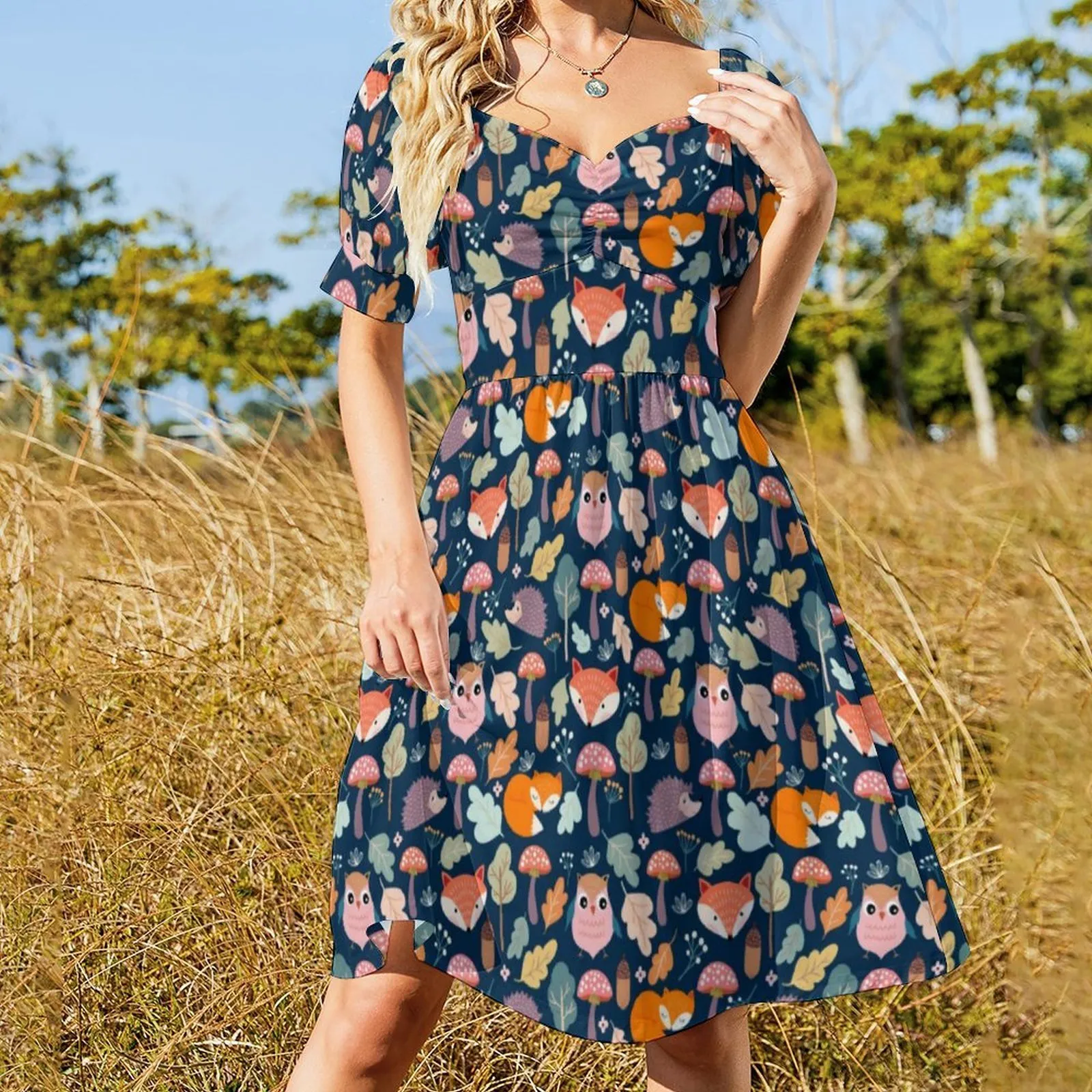 Cute print dresses shop