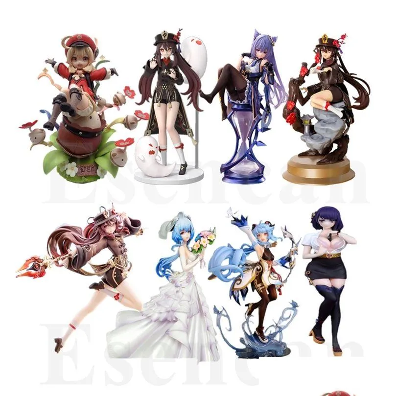 Action Toy Figures Genshin Impact Klee Ver Girl Figure Mondstadt Magnificent And Spark Pvc Model Toys Collection Dolls Gifts 22042 Dhmlc