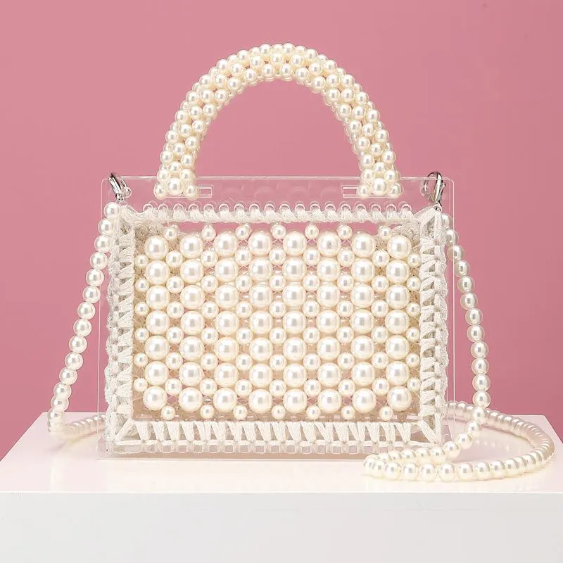Acrylic beaded bag best sale