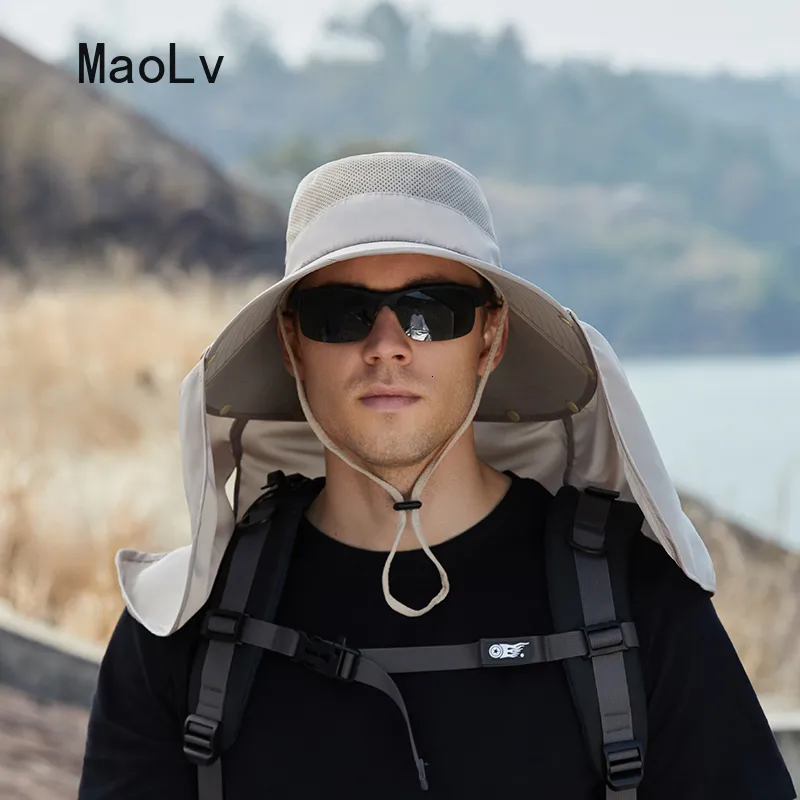 Double Layer UV Protection Wide Brim Waterproof Bucket Hat Mens For Men  Ideal For Fishing, Hunting, Hiking, Camping, And Outdoor Activities  Removable Fisherman Hat With Visor 230516 From Mang05, $10.34