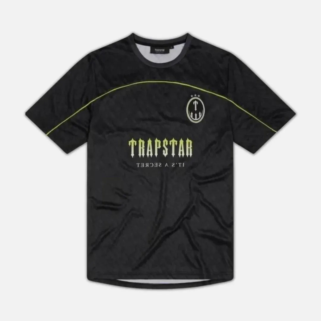 Odzież męska T-shirty Trapstar Siatkowa koszulka piłkarska Męska koszulka T-shirt