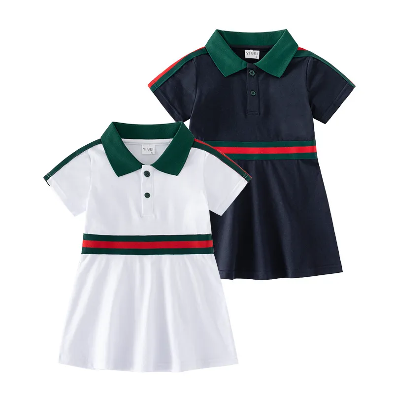 1-6 Year Old Girls' Short Sleeved Dress, 2023 Summer Girls' Princess Dress Girls Clothes Toddler Girl Clothes Baby Girl D 54