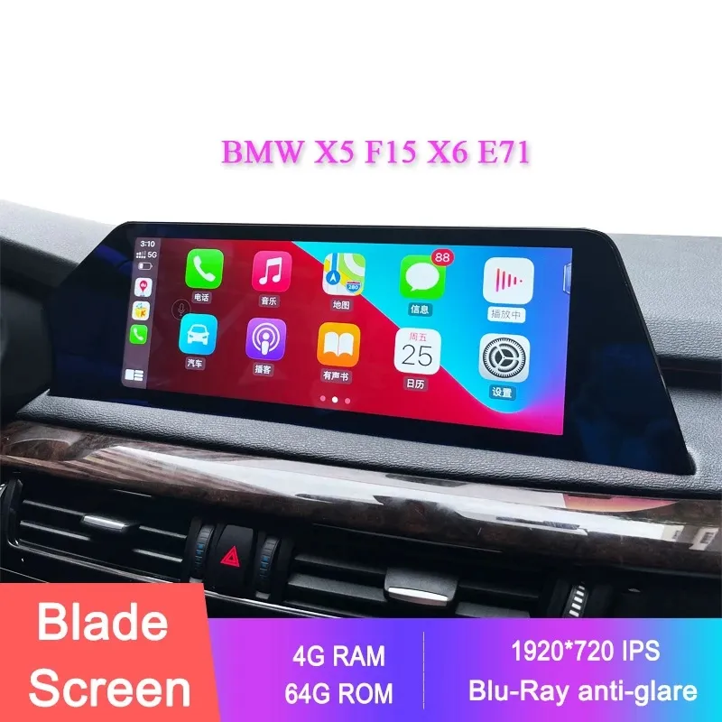 12.3 '' Android Car Radio Estéreo Player Multimedia Player para BMW X5 F15 X6 F16 2014 - 2019 DVD GPS Navigation Autoradio Unidade