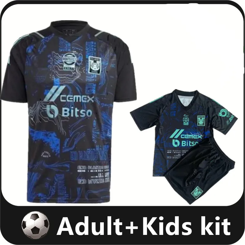 ₩20,244에서 2023 2024 Naul Tigres Earth Day Soccer Jerseys Third Black