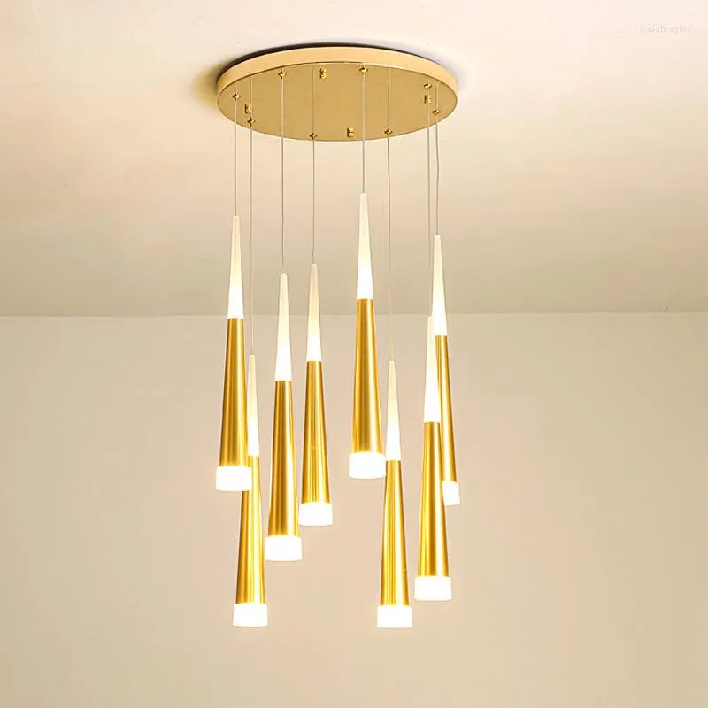 Подвесные лампы современный блеск пленка деко -деко шамбр веревка дома украшение E27 светодиодные светильники