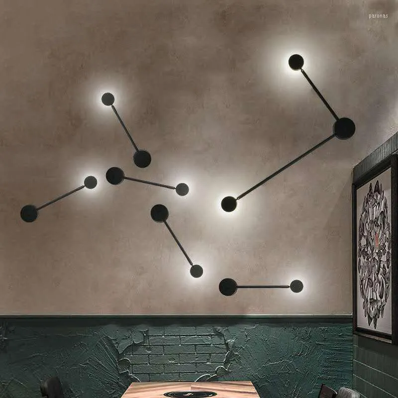 Unusual Contemporary Wall Lights Bedroom Simply PostModern Black