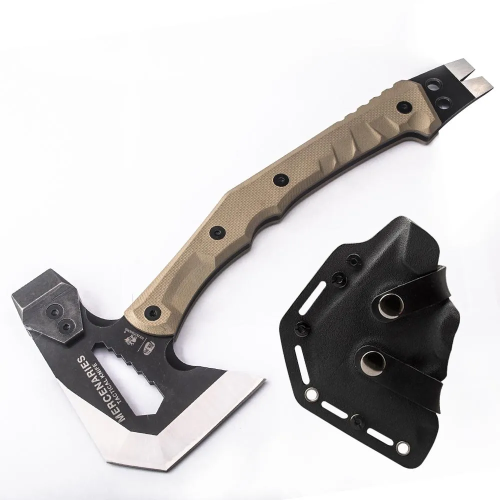 Bijl Hx Outdoors Mercenarys Full Tang Camping Survival Touris Axe Hatchet Tactical Multifunctional Hunting Tools Tomahawk Hammer