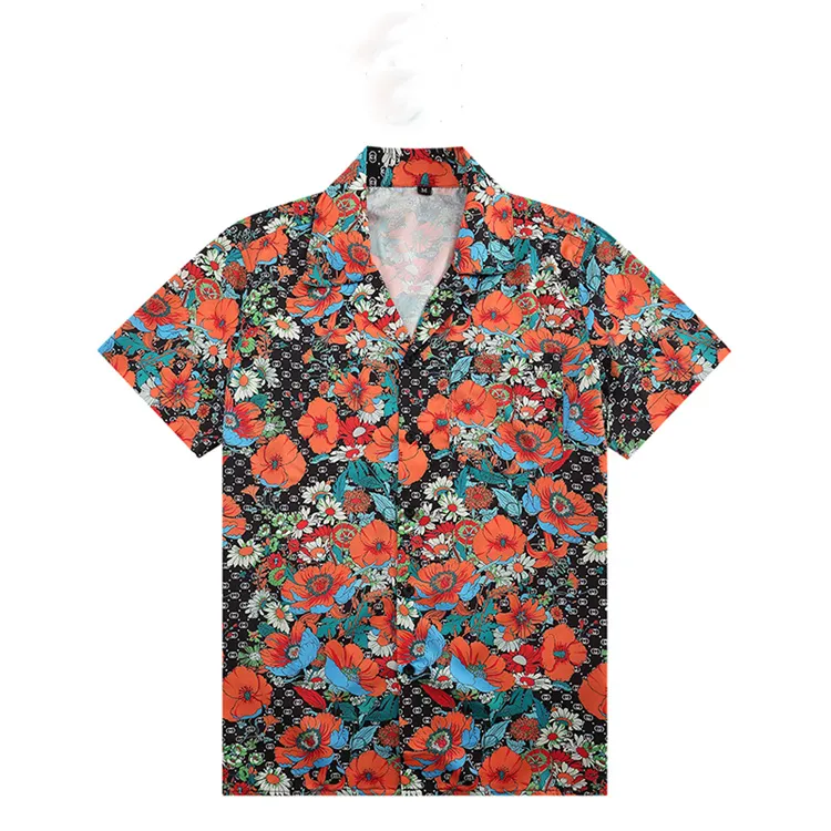 T-shirts à la mode Casablanc-s Chemises de créateurs Masao San Print Chemise décontractée pour femme Chemise en soie ample à manches courtes T-shirt de luxe T-shirts de haute qualité M-3XL R11