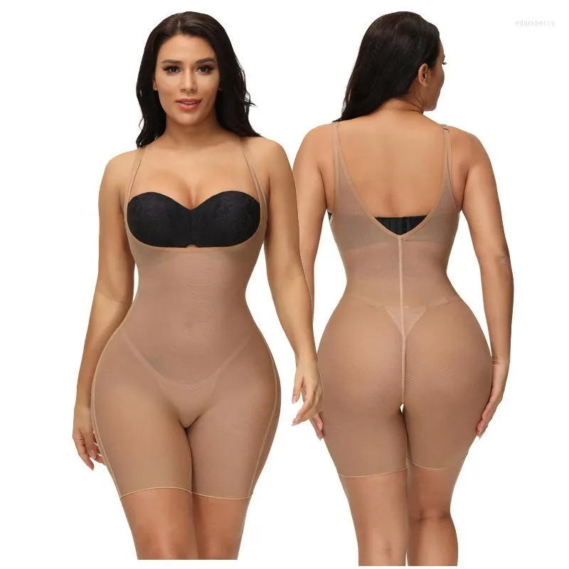 Intimo modellante da donna S-shaper Addome Cinture Fajas Mesh Controllo della pancia Scolpire Adulti Senza cuciture Eco Friendly Shaper Corsetto Intimo modellante da donna