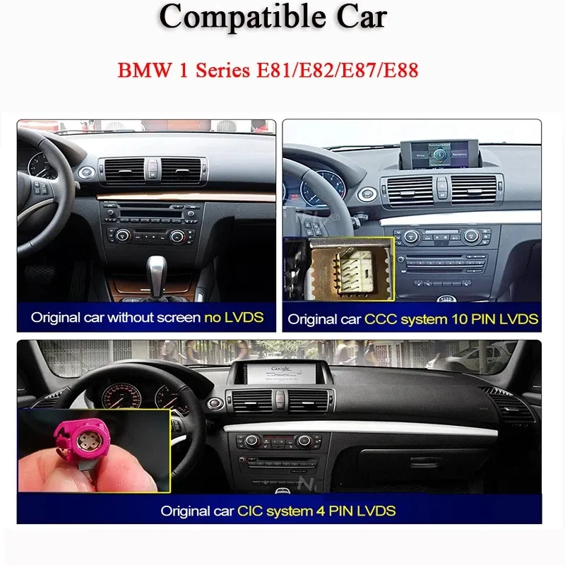 12.3 Inch Android Car Multimedia Player Radio For BMW 1 Series E81 E82 E87  E88 SIM Carplay IPS Touch Screen GPS Navi Stereo From Ravpower, $398.9