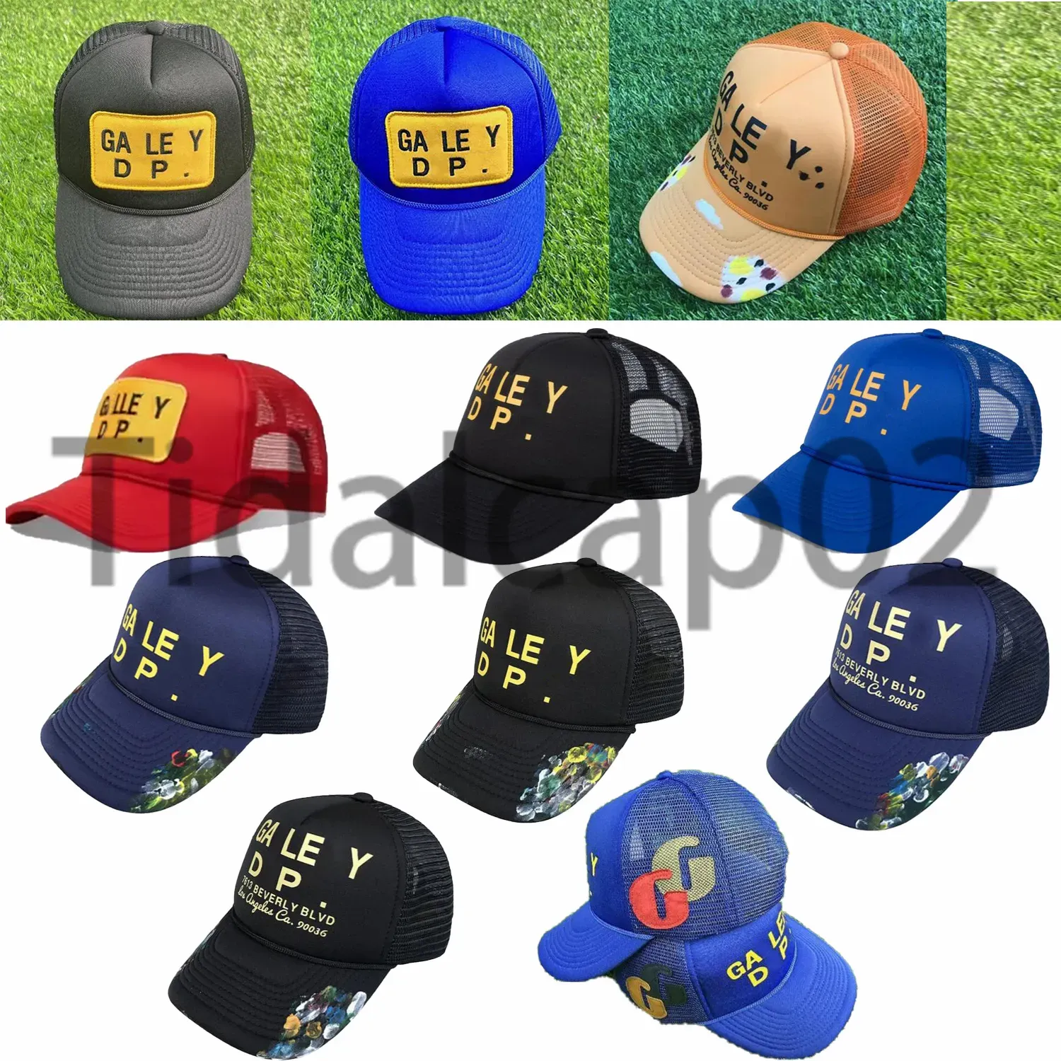 Последние вышивающие патч мужская шариковая шапка повседневные галереи буквы изогнутые отделение края бейсболка модные буквы шляпы печатают