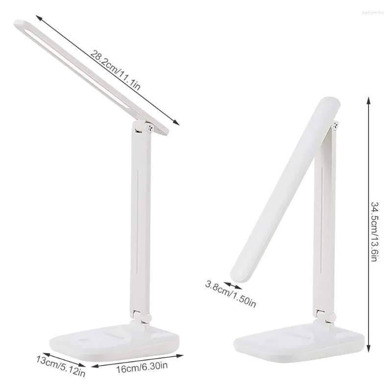 Lâmpadas de mesa Lâmpada LED Lâmpada 3 Term) da cor Luz toque Controle Quasto de cabeceira Leitura Iluminação tipo 1