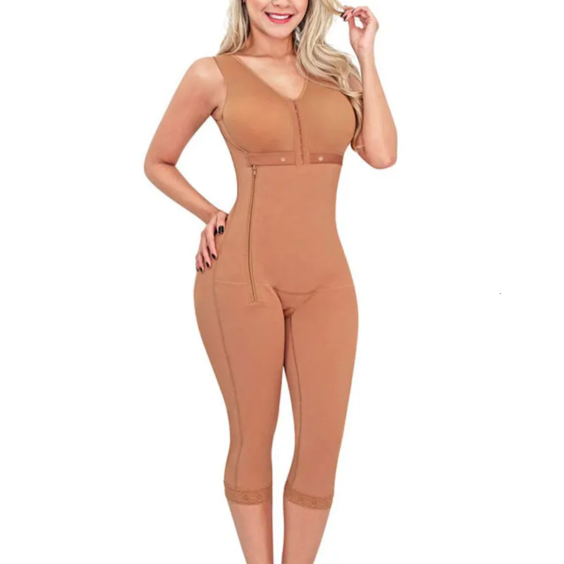 Womens Full Body Tummy Control Shapewear With Fajas Colombianas Butt  Lifter, Thigh Slimming Bodysuit, Side Zipper, And Breast Support Waist  Taper 230516 From Lian07, $31.34