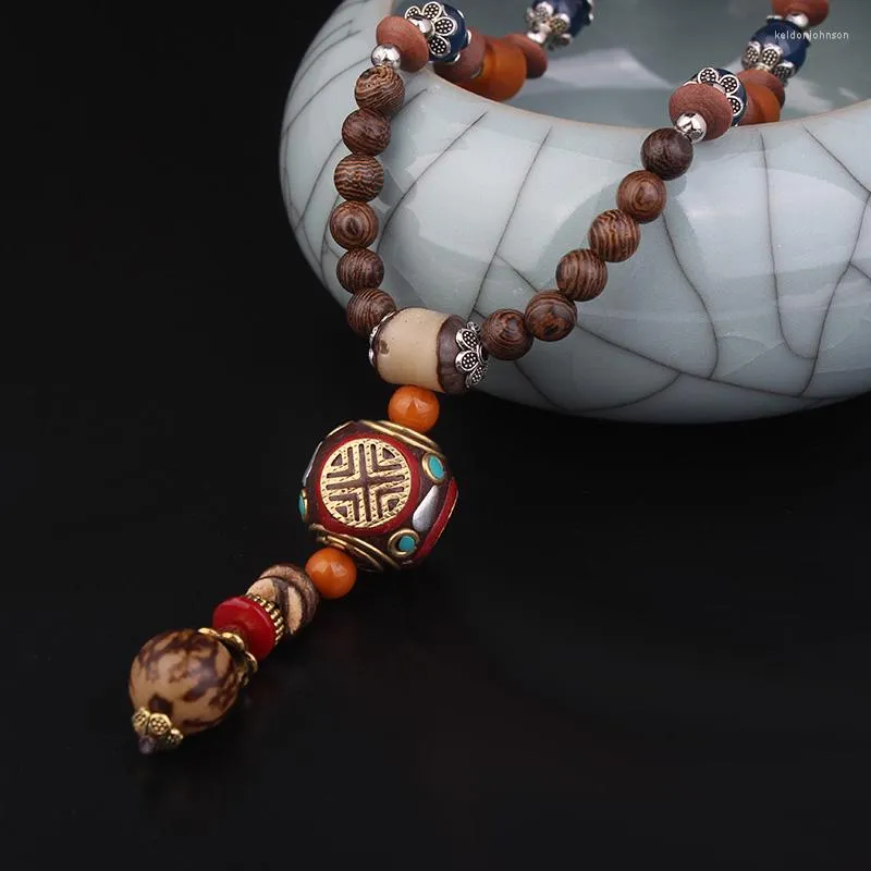 Handmade Tibetan Angelady Buddhist Necklace Vintage Nepal Jewelry With Evade Peace Buddha Ethnic Jewely And Sanwood Accents From Keldonjohnson 11.85 DHgate.Com