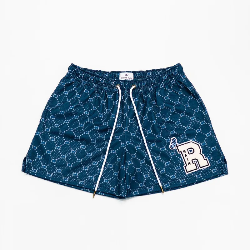 Blue rain shorts online