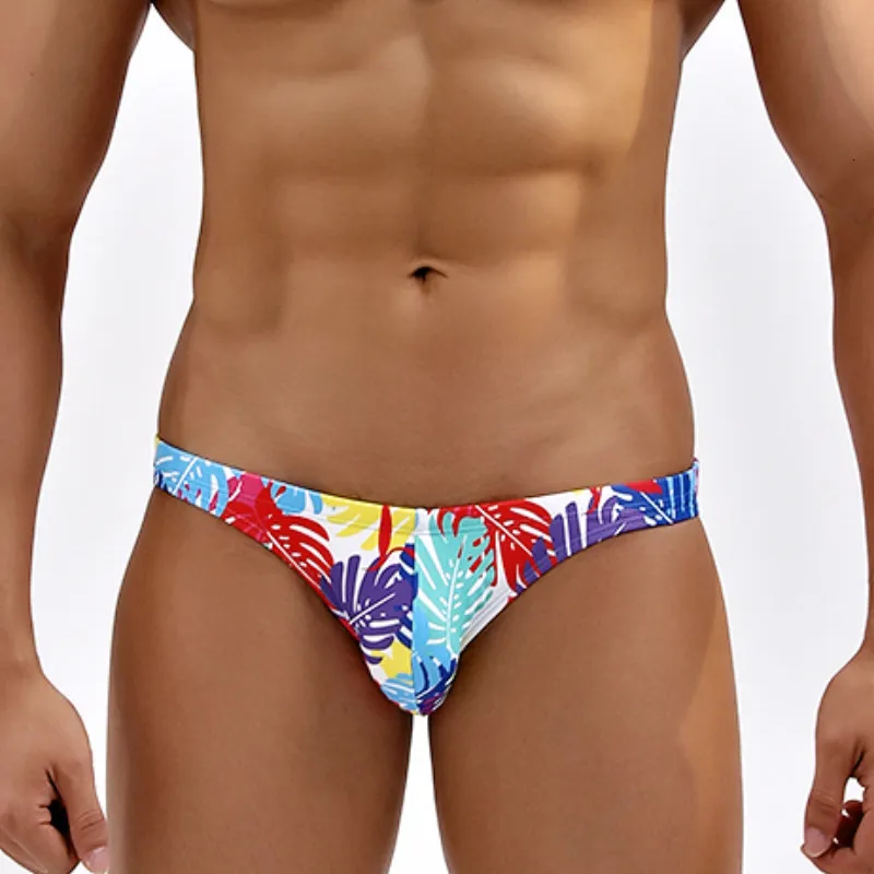 Heren zwemkleding sexy n taille zwempak heren zwembiro's bikini mannen zwemmen stammen jongeman badpak strandkleding surf korte slijtage 230515