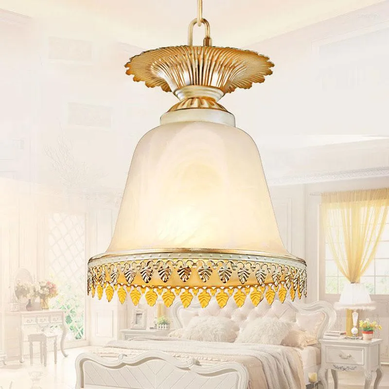Pendant Lamps Simple European Style Lamparas Lustre Colgantes Light Vintage Lamp Lights