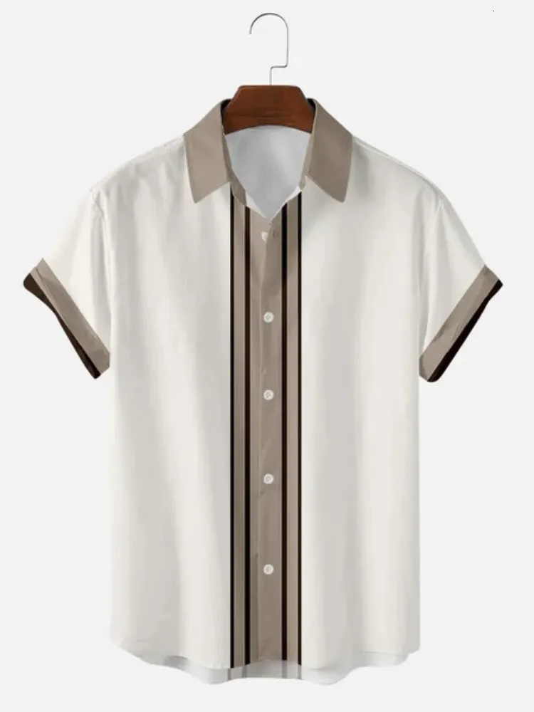 Camisas casuales para hombres Verano Ocio Impreso Camisas hawaianas Vacaciones para hombres Suministros para la playa Fabricantes 230516