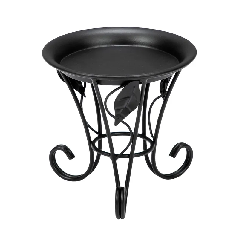 Supporto Per Vasi In Metallo Nero – Portavasi In Ferro Per Interni E Balconi, 33x25,5x25 Cm - 2