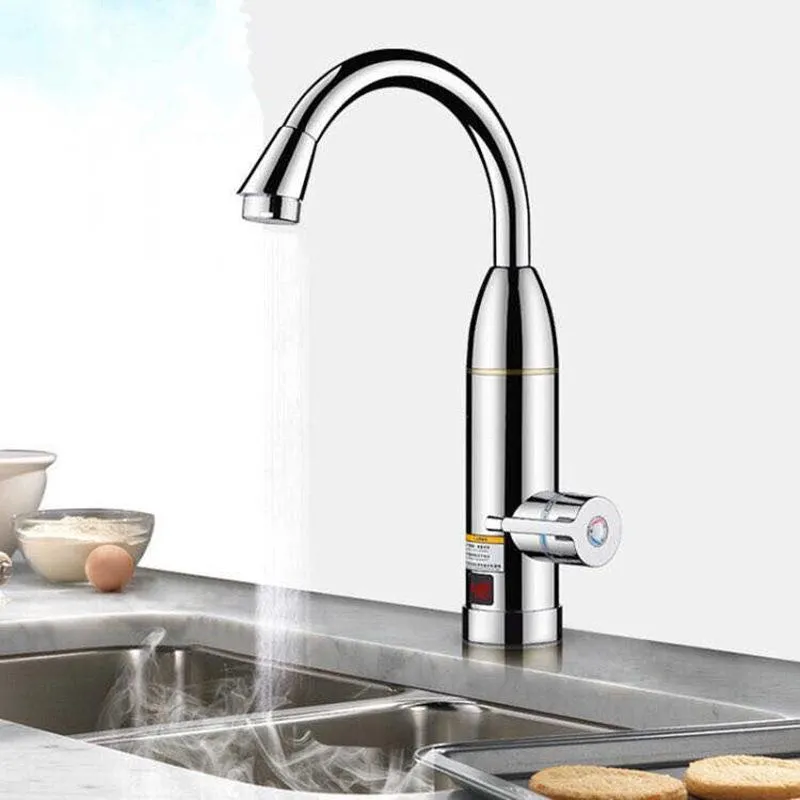 Heaters Electric Kitchen Instant Heating Faucet Heater Hot Cold Dualuse Tankless Water Quickly Heating Tap Shower With LED Display