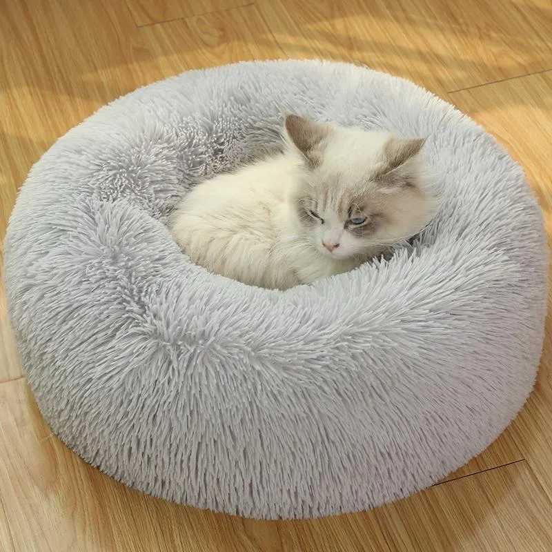 Tapis super chat lit chaud couchant chat nid doux long pluh meilleur petit lit de chien lit super doux lit de chat lit de chat de chien conjoint accessoires de chien lit