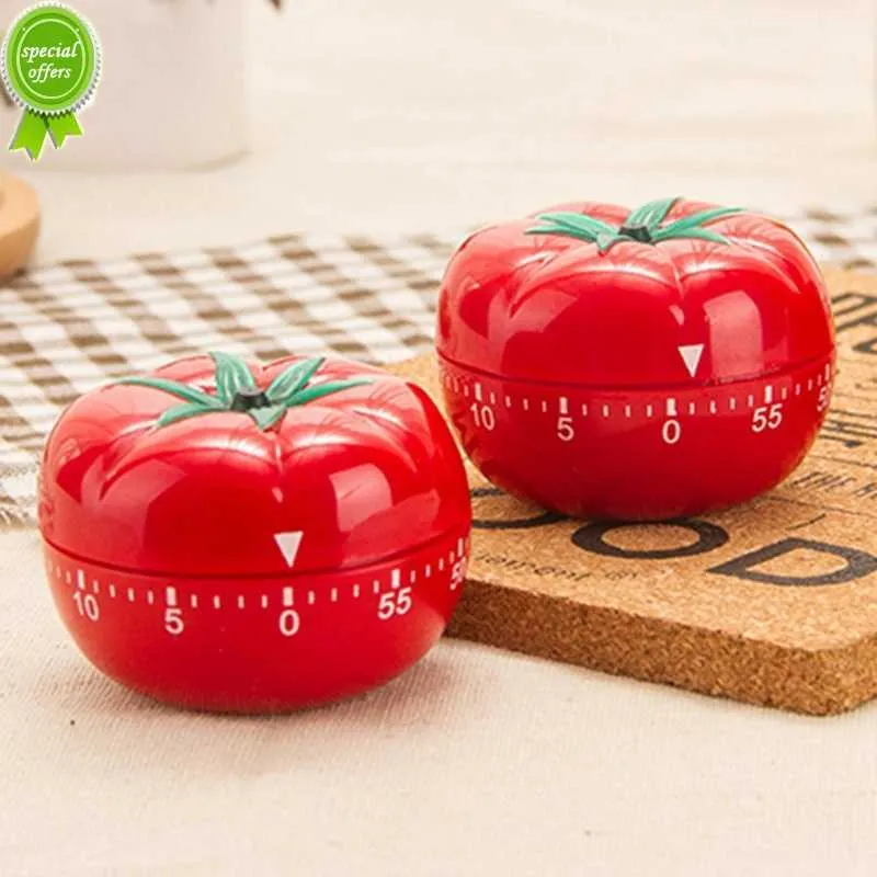 Minuterie de cuisine Durable 1-60 minutes forme de tomate compte à rebours rappel réveil cuisine nouveauté accessoires Gadgets de cuisine
