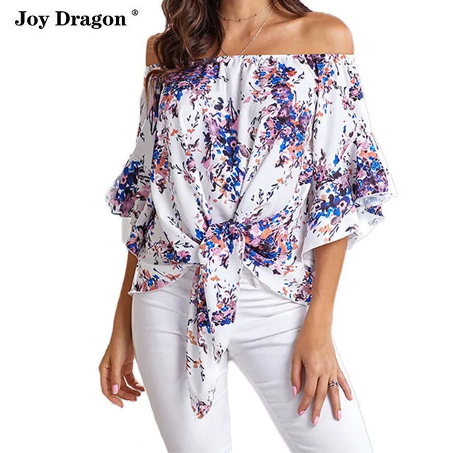 Blusas Para Mujer Camisas Moda De Verano Para Mujer Fuera Del