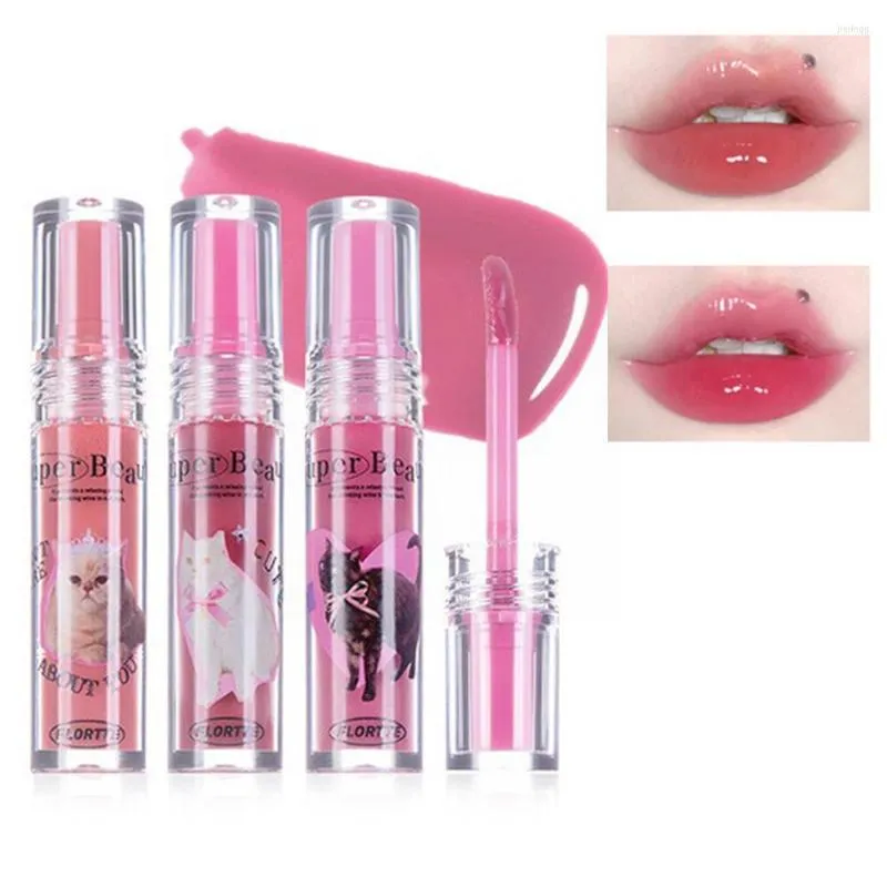 Läppglans Ruby Rose Oil Liquid Lipstick Tender Girl Shiny Beauty Makeup långvarig vattentät koreansk U4K6