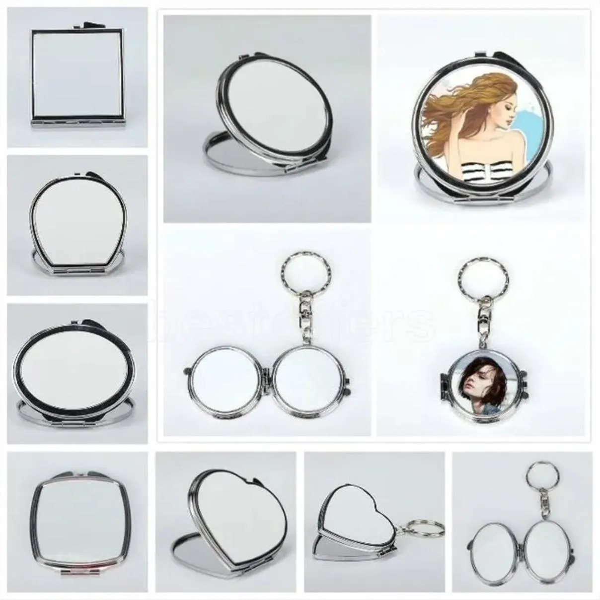 Wholesale Heat Transfer Printing Lipstick Mirror For New Years And