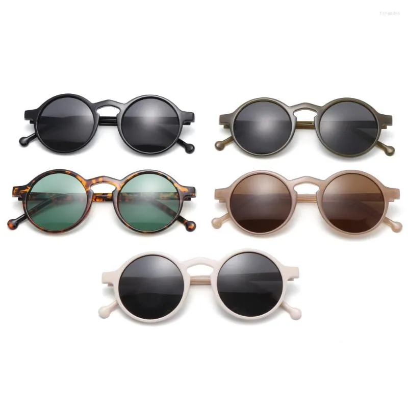 Occhiali da sole Est Retro Round For Women Brand Designer Vintage Small Frame Occhiali da sole Moda stile coreano Occhiali UV400