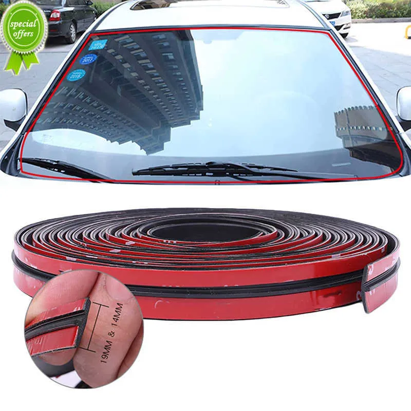 New Universal Rubber Seals Car Edge Sealing Strips Auto Roof Windshield Car Sealant Protector Strip Window Seals