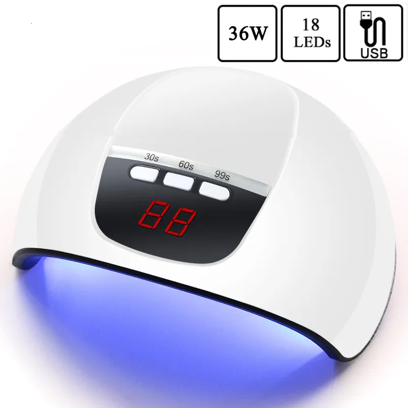 Nageldrogers UV LED -lamp voor nagelsdroger manicure nagellamp met aanraakschakelaar Motion Sensing LCD -display snel genezen allerlei nagelgellak 740 491