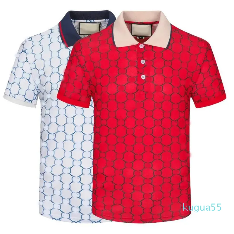 2023-MEN's Polo Shirt Business Collar T-shirt TIDE 2023 NYA SUMMER POYS PORT TREND Märke stor storlek Fat Short Sleeve