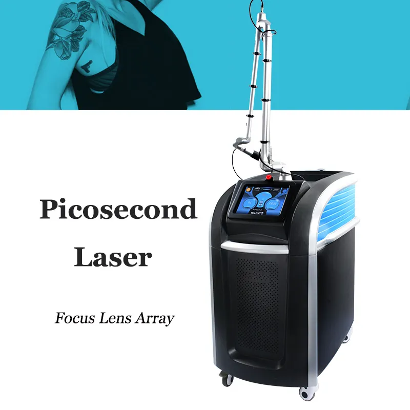 Yüksek Teknik Dövme Çıkarma Pico Lazer Spot Pigment Tedavisi Pikosaniye Makinesi Benek Çırpma Mollerini Kaldır