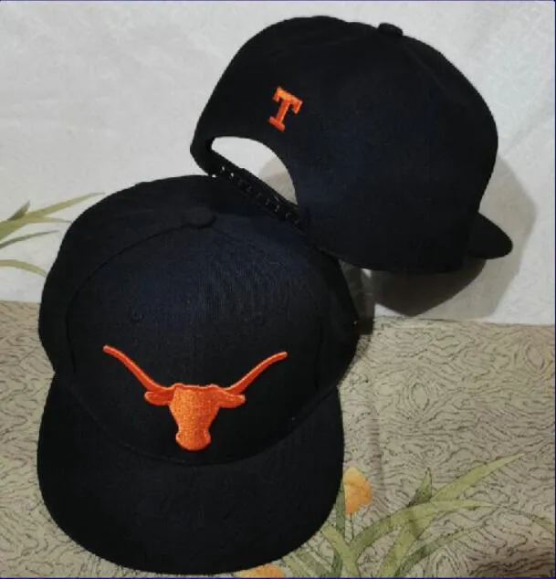 2023 All Team Fan's USA USA College North Carolina Longhorns قبعة قابلة للتعديل على البيسبول على الحقل المزيج حجم فواتير مسطح Ball Snapback Caps Bone Chapeau