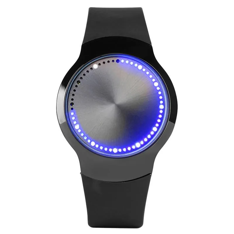 Stylish Black And White LED Digital Couple Watches With Stainless Steel Mens Silicone Strap Watch And Touch Screen From Lbdwatch 22.26 DHgate.Com