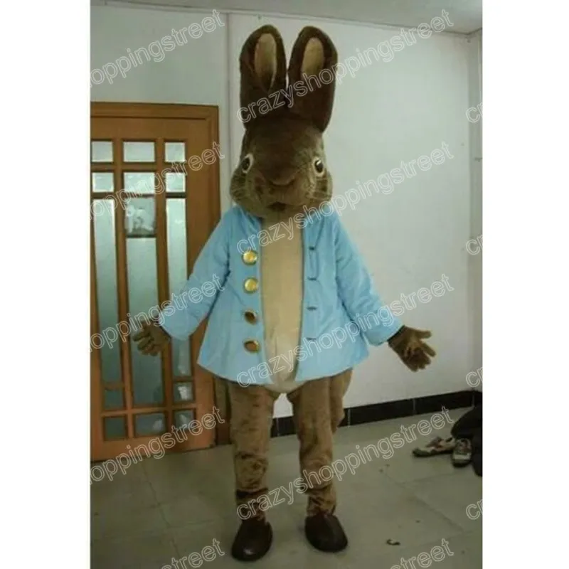 Top Quality Brown Rabbit Peter Rabbit Mascot Costume For Halloween Christmas And Carnival Parties Unisex Adult Outfit From Crazyshoppingstreet 191.88 DHgate.Com