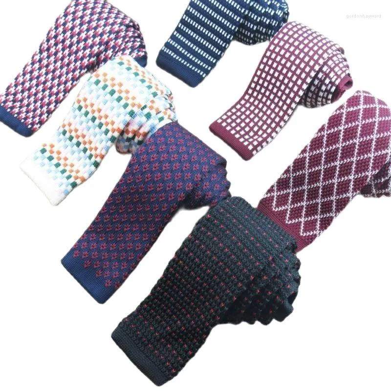 Bow Ties The Fashion Knit Many Kinds Of Plaid Tidal Flat Ncktie Men Take Clothes Accessories Preferred