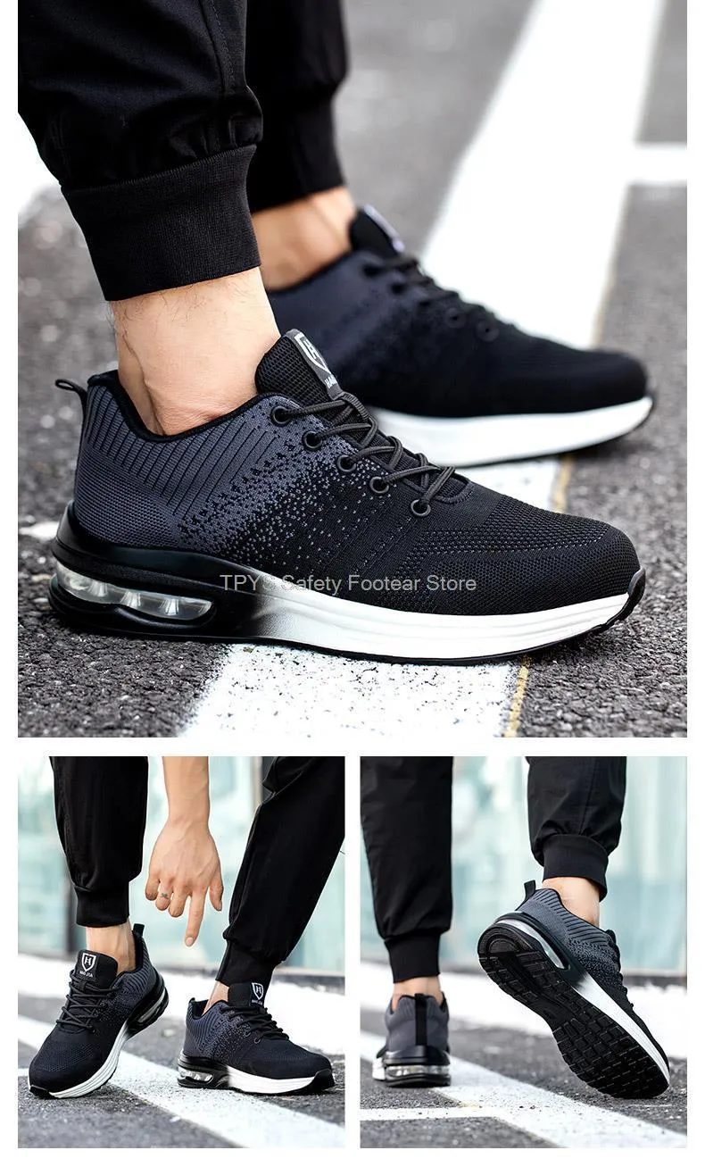 Sepatu Keselamatan Berbantalan Udara Untuk Pria Bot
