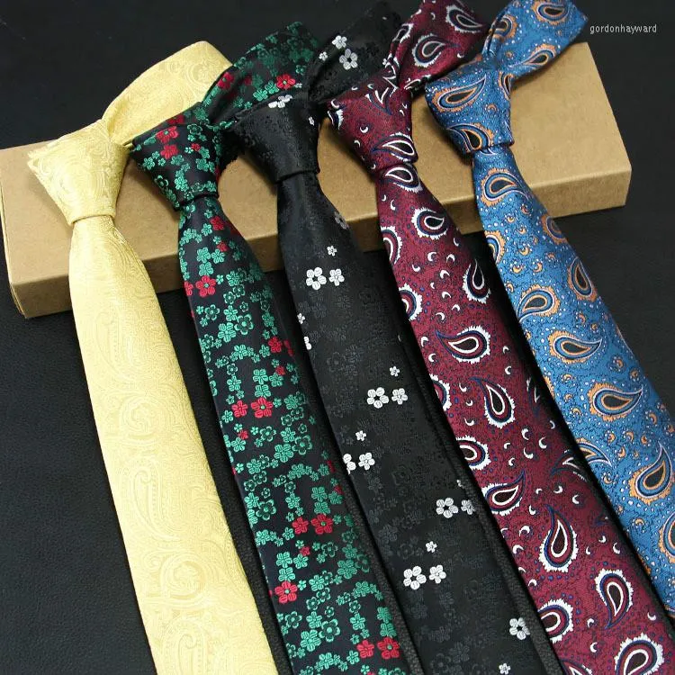 Bow Ties MANS 6 cm magere stropdas mode polyester bruiloft formele kleding zakelijke professionele tie geschenken voor mannen