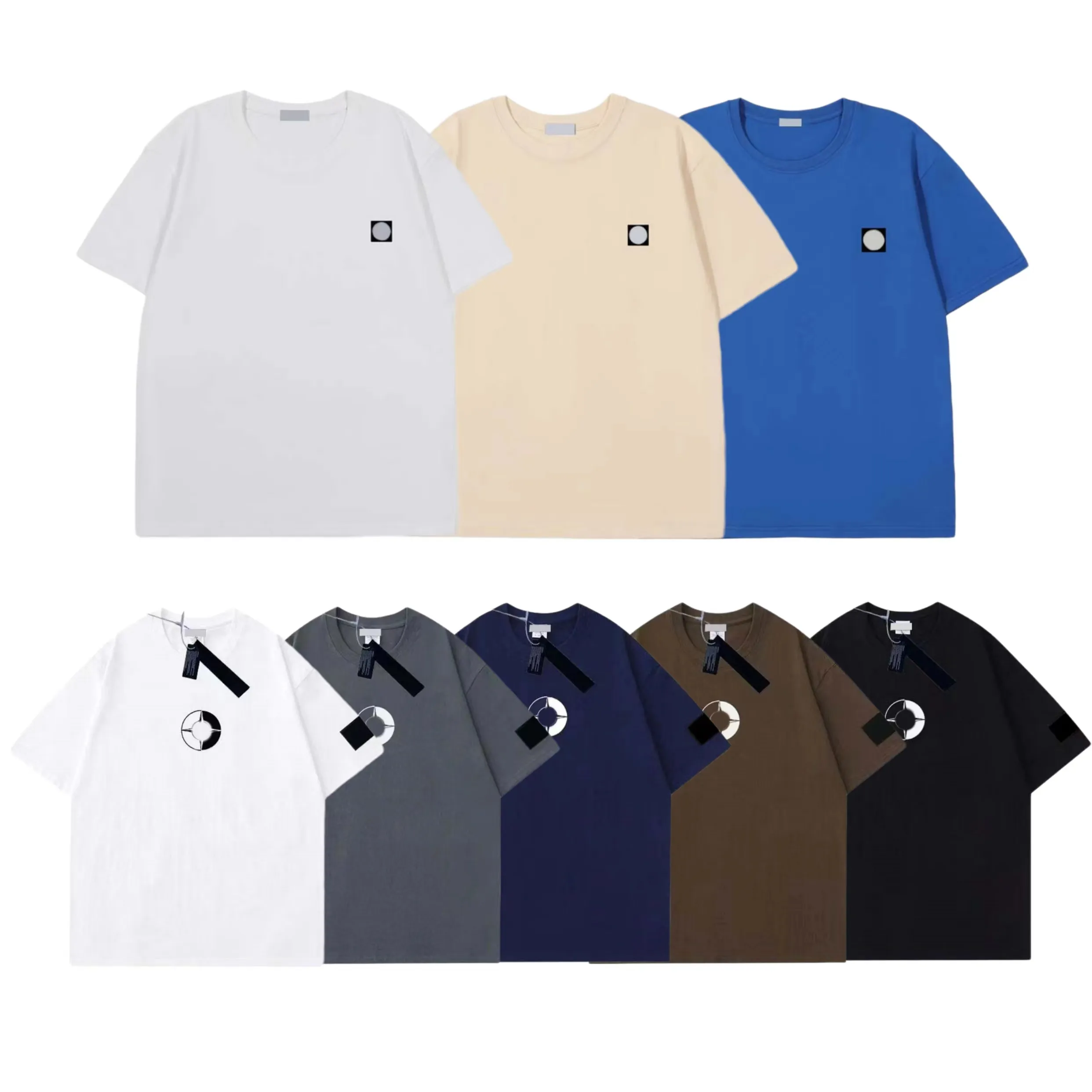Men Designer T Shirt شارات هندسية نمط T Shirt Thirt Tshirt رسالة الاتجاه الصيفي