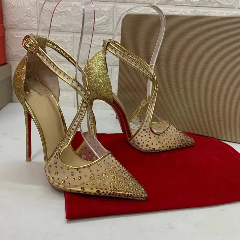 Crystal red bottoms deals