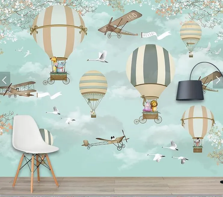 Wallpapers 3D Cartoon Colourful Animal Wallpaper Art Wall Mural Living Room Bedroom Paper For Kid Home Decor