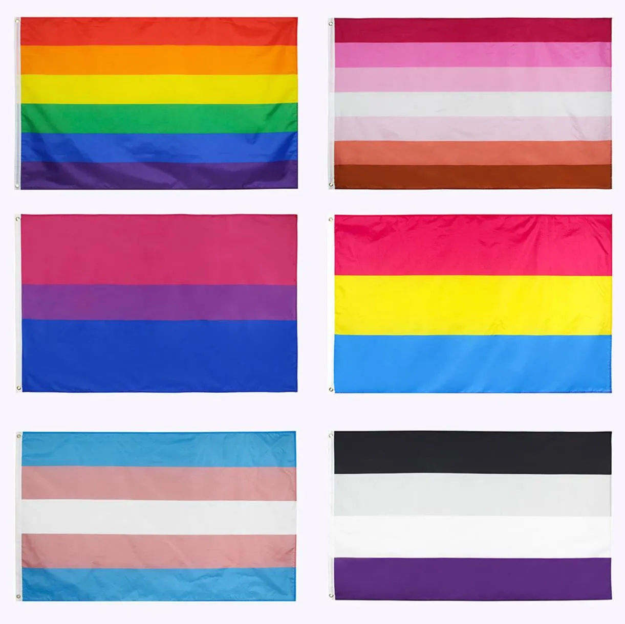 Drapeau Gay 90x150cm arc-en-ciel choses fierté bisexuelle lesbienne pansexuelle LGBT accessoires drapeaux en gros GG