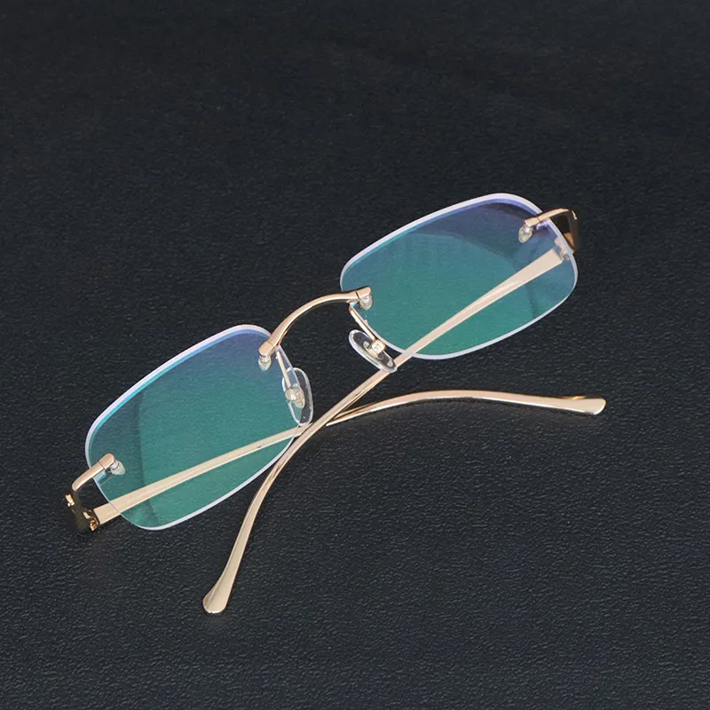 Rimless glasses female sales