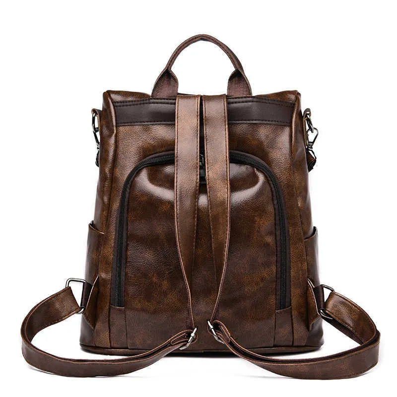 Mochila 2020 Mochilas De Cuero De PU De Alta Calidad Bolsos De Hombro De Moda Para Mujer Mochila De Viaje De Alta Capacidad Mochilas Escolares Mochila Femenina J230517 De 18 7 DHgate
