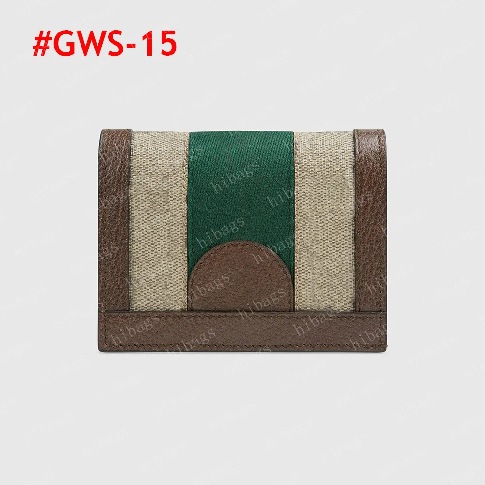 2023 Carteira de designer carteira masculina bolsa zippy carteira Lady Fold Letters couro bege com caixa #GWS-15